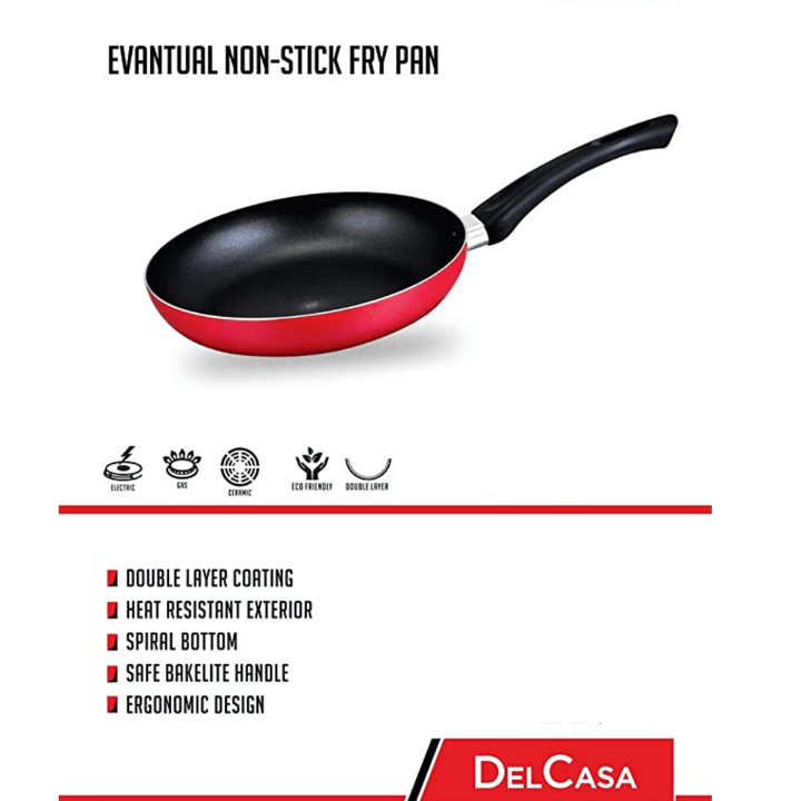 18 CM Non Stick Spiral Base Frying Pan for Easy Cooking - Souk Al RasSkillets & Frying Pans