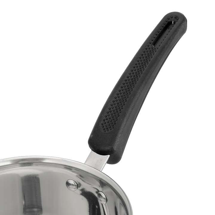 18cm Sauce Pan with Glass Lid, Cookware - PTFE & PFOA Free|Stainless Steel. - Souk Al RasCookware