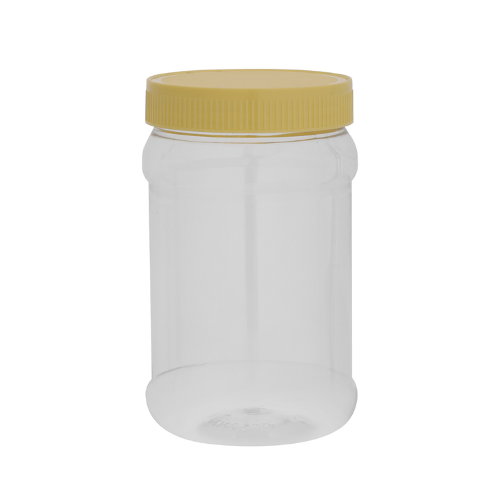 1L Airtight Round Jar | Ideal for Spice & Food Storage | Keeps Locked - Souk Al RasFood Storage Containers