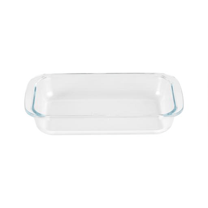 2200ml Rectangular Glass Baking Dish - Non - Stick, Oven - to - Freezer, No Lid. - Souk Al RasBakeware