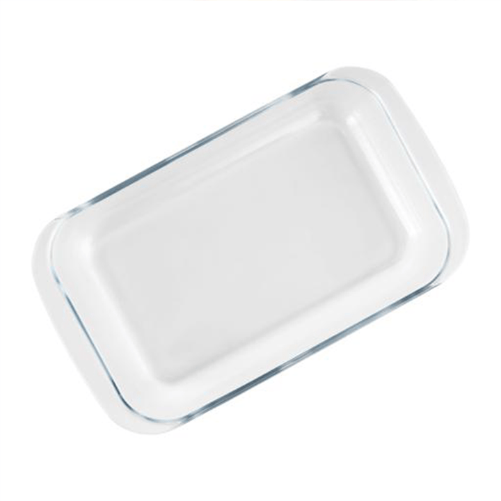 2200ml Rectangular Glass Baking Dish - Non - Stick, Oven - to - Freezer, No Lid. - Souk Al RasBakeware