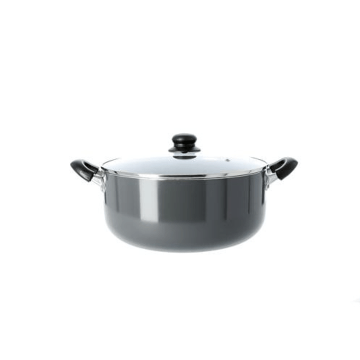 24CM Aluminum Cooking Pot Casserole with Non Stick Granite Coating - Souk Al RasCookware