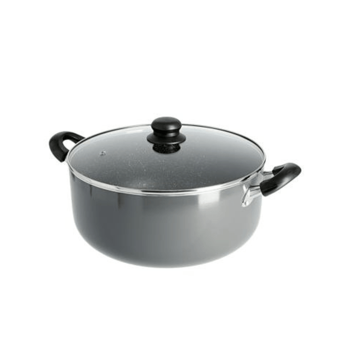 24CM Aluminum Cooking Pot Casserole with Non Stick Granite Coating - Souk Al RasCookware