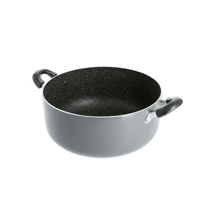 24CM Aluminum Cooking Pot Casserole with Non Stick Granite Coating - Souk Al RasCookware