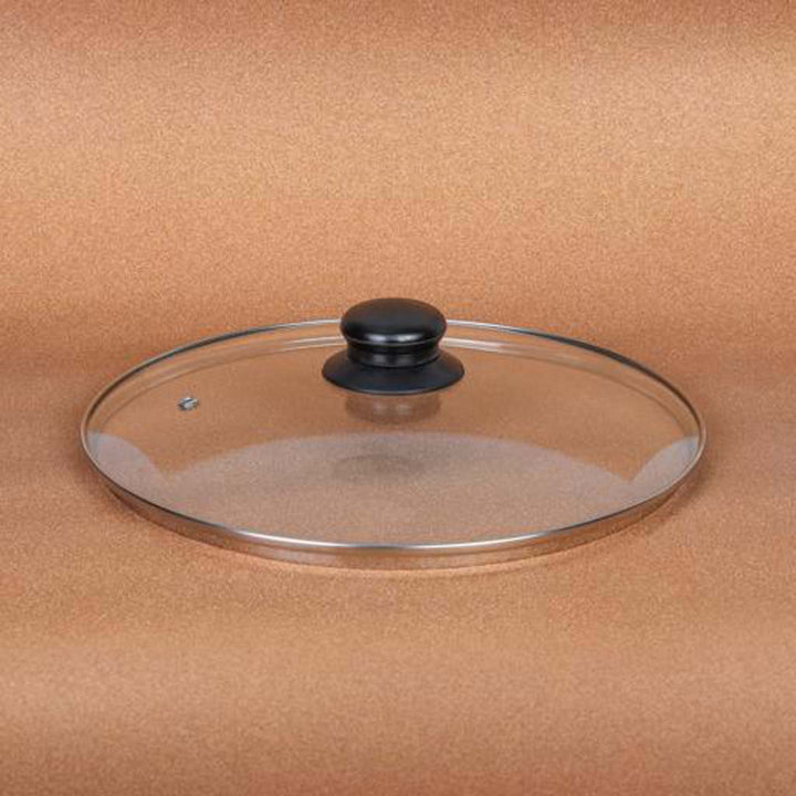 24cm Glass Lid & Bakelite Knob - Wide Range - Souk Al RasCookware Accessories