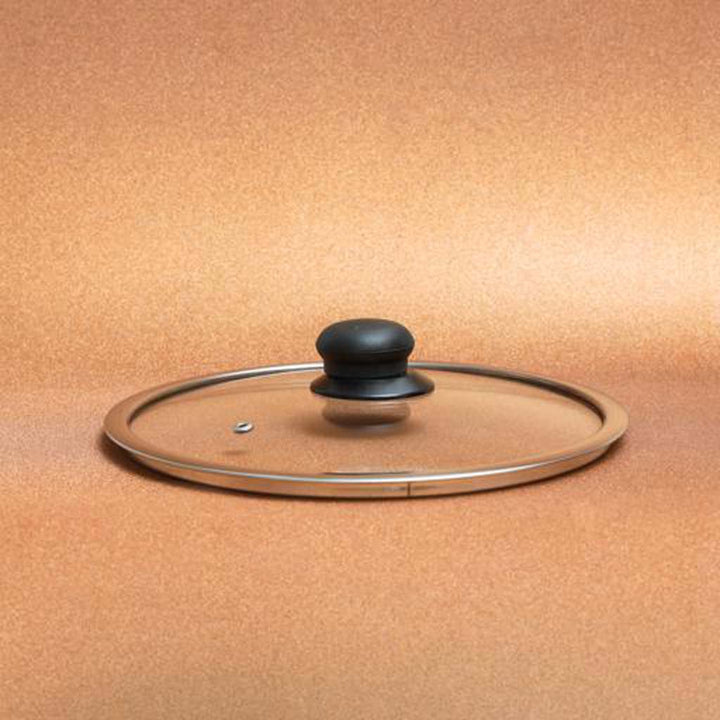 24cm Glass Lid & Bakelite Knob - Wide Range - Souk Al RasCookware Accessories