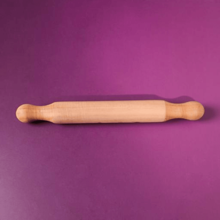 26cm Bamboo Rolling Pin with Non - Stick and Bamboo Handle - Souk Al RasCooking Utensils