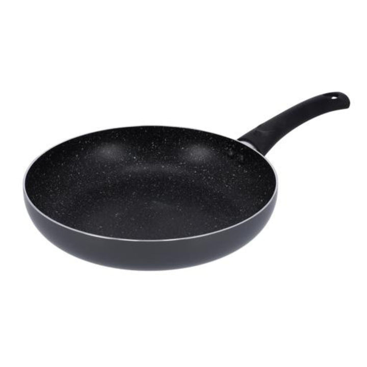 28CM Aluminium Deep Frying Pan with Lid with Granite Non - stick Coating - Souk Al RasCookware