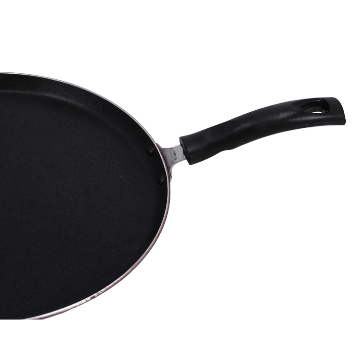 28CM Non - Stick Flat Tawa, Premium Quality Aluminium - Souk Al RasCookware