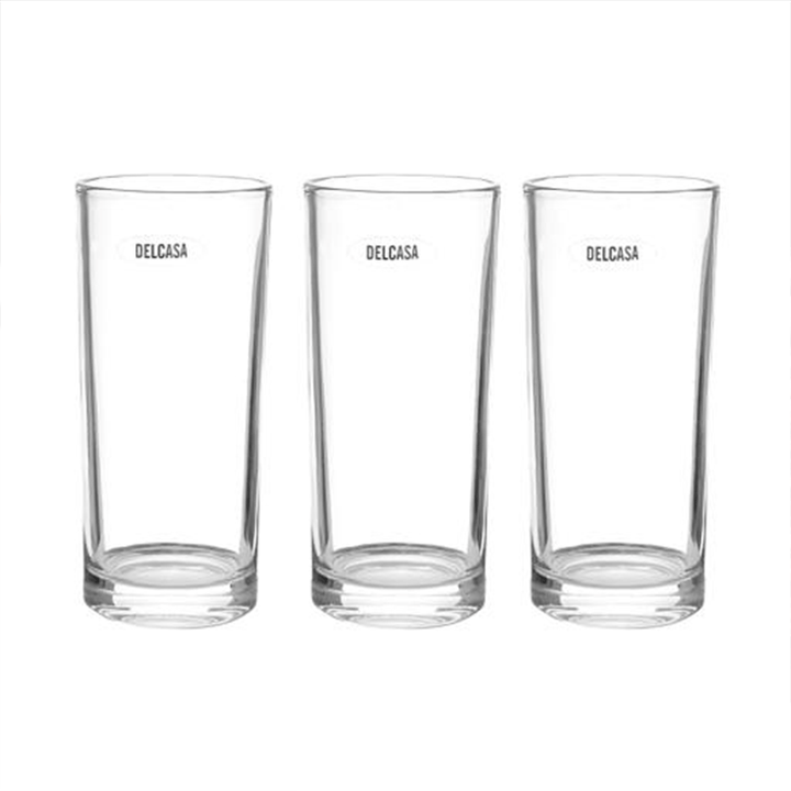 3 - Piece Glass Tumbler Set - Lead - Free, Ideal for Juice, Cocktails, Iced Tea 310ml - Souk Al RasTumblers