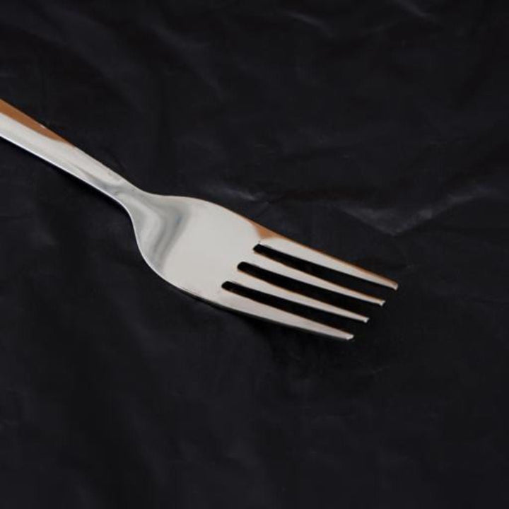 3 - Piece Set of Stainless Steel Dinner Forks with Designed Handles - Perfect for Salad and Dessert - Souk Al RasDinnerware