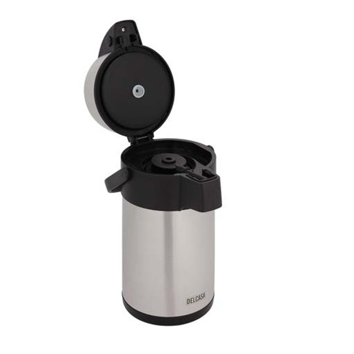 3000ml Stainless Steel Airpot Flask | Pump Pour System - Dallah - Souk Al RasThermoses