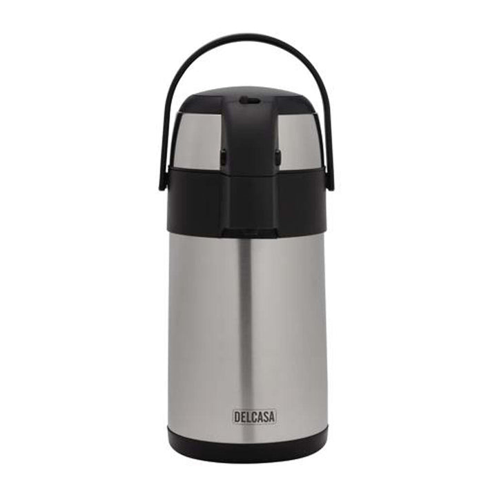 3000ml Stainless Steel Airpot Flask | Pump Pour System - Dallah - Souk Al RasThermoses