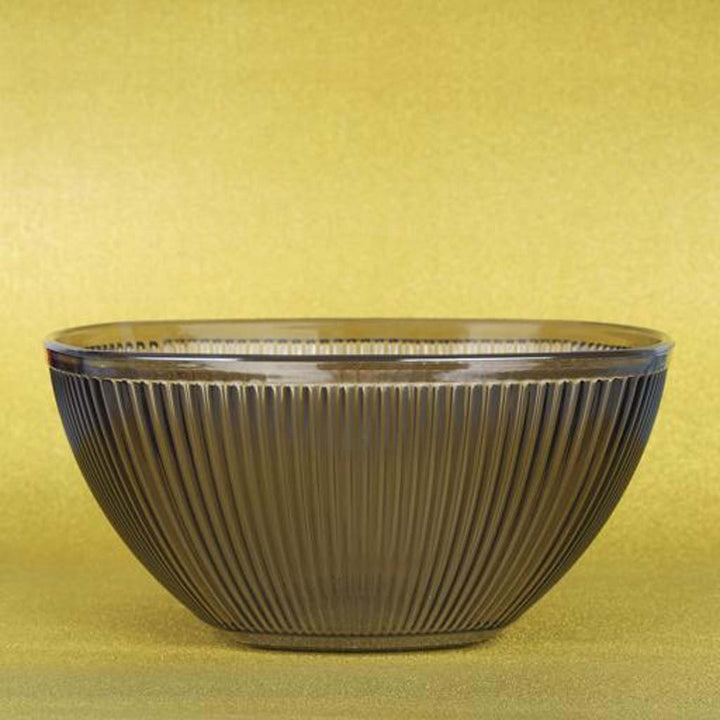 3350ml Smoked Gray Acrylic Bowl - Souk Al RasSERVEWARE