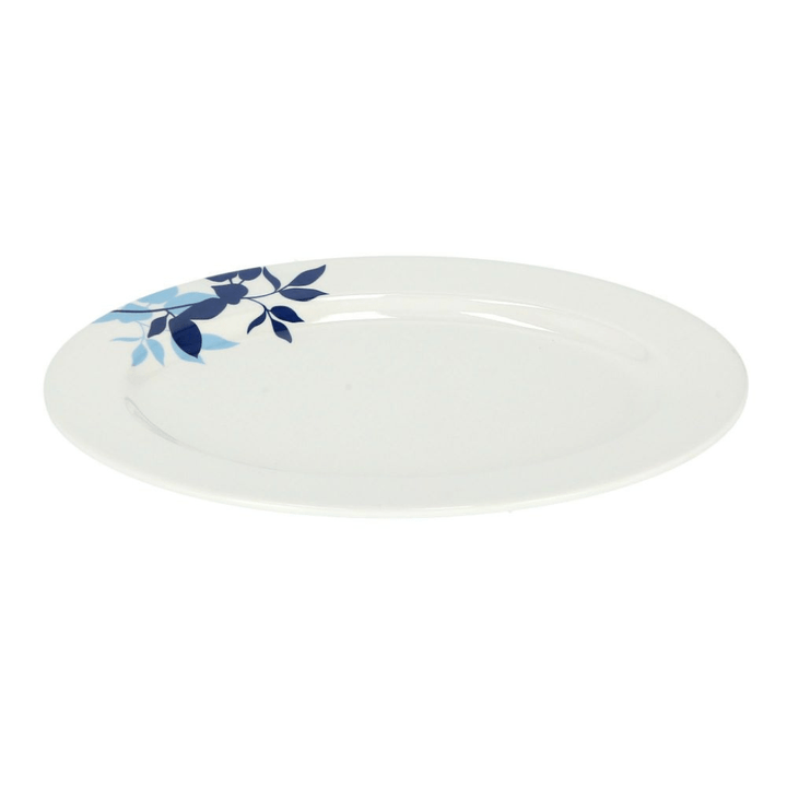 35 CM Melamine Oval Plate 14 Inch - Souk Al RasBowls