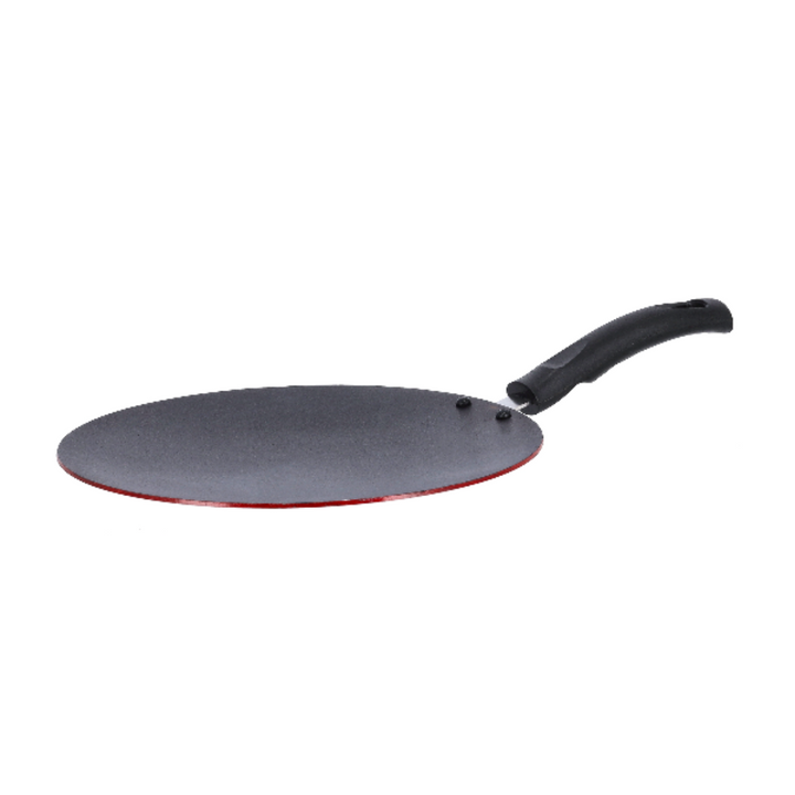 3Piece Set Frypan and Tawa with Turner -Red and Black