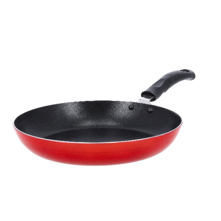 3Piece Set Frypan and Tawa with Turner -Red and Black