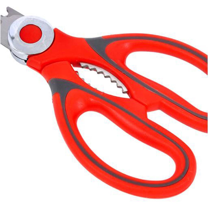 3in1 Kitchen Shears, Strong Stainless Steel - Cutting, Cracking, Peeling - Souk Al RasKitchen Tools & Utensils