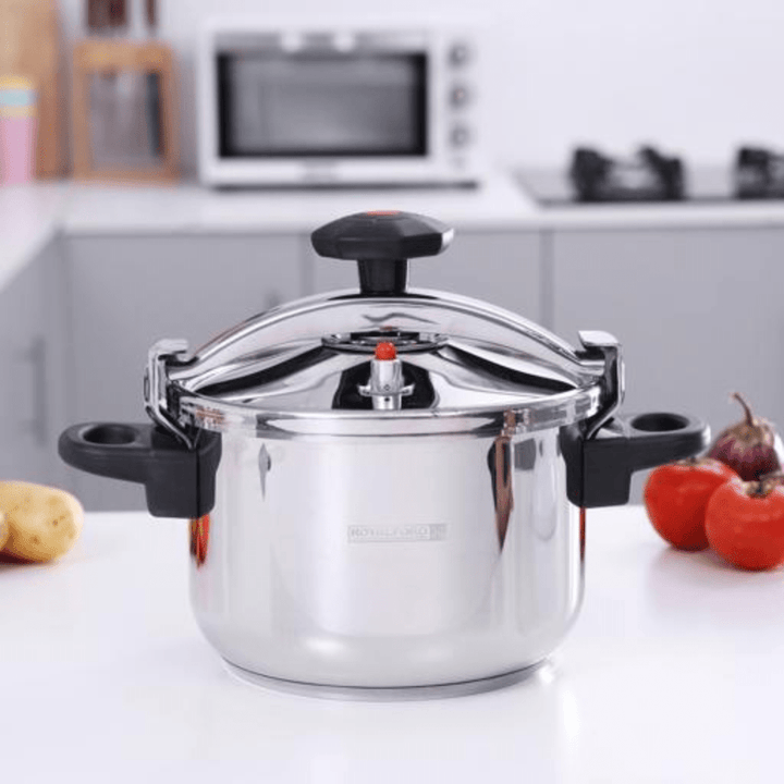 5 - Liter Stainless Steel Pressure Cooker, Home Kitchen Pressure Cooker 50.5 CM - Souk Al RasPressure Cookers & Canners