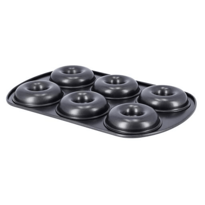 6 Cavity Dark Grey Donut Pan - Souk Al RasBakeware