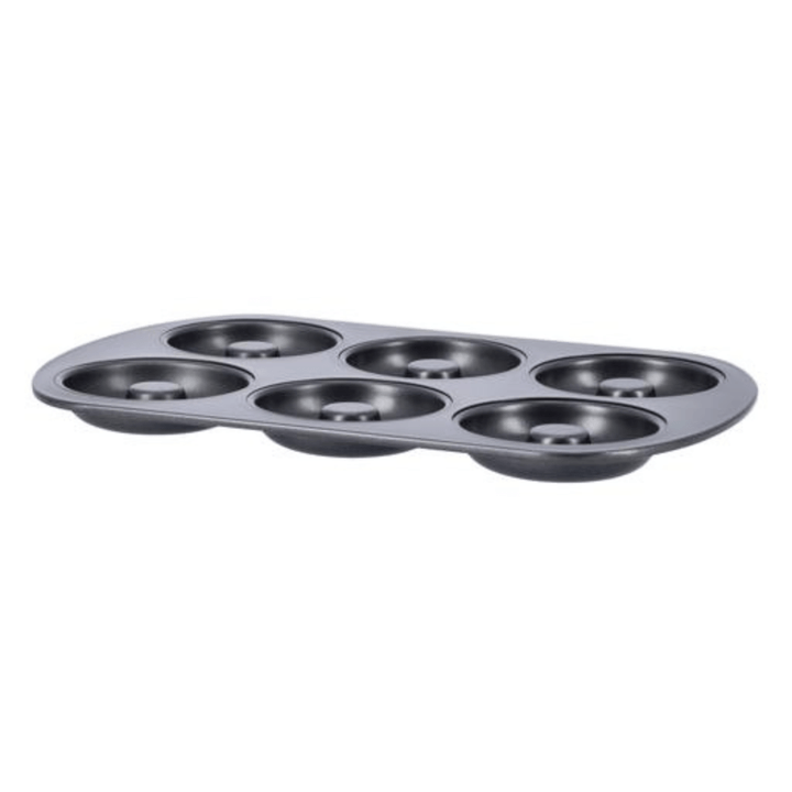 6 Cavity Dark Grey Donut Pan - Souk Al RasBakeware