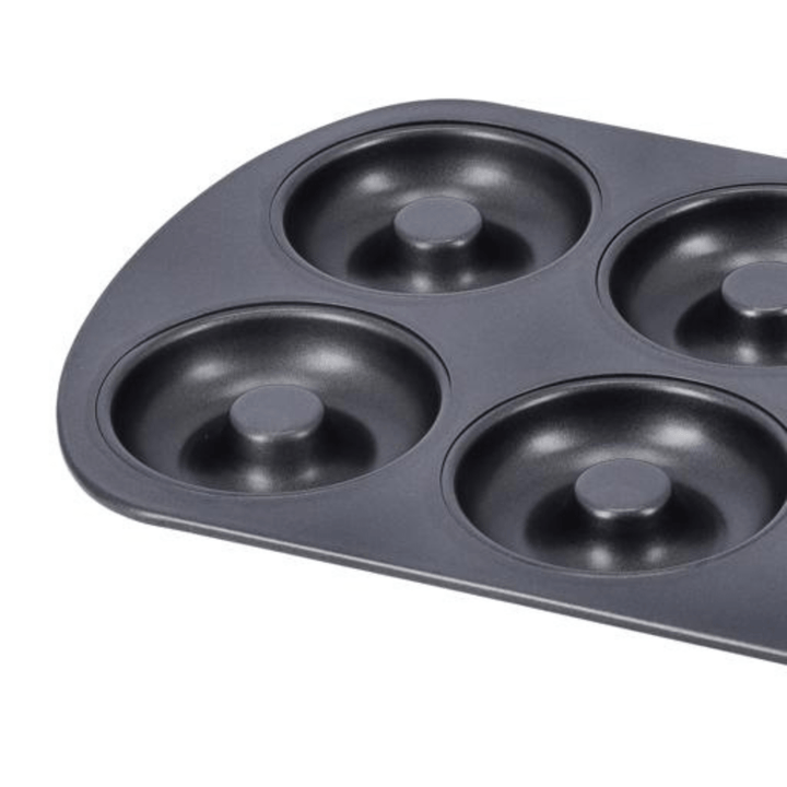 6 Cavity Dark Grey Donut Pan - Souk Al RasBakeware