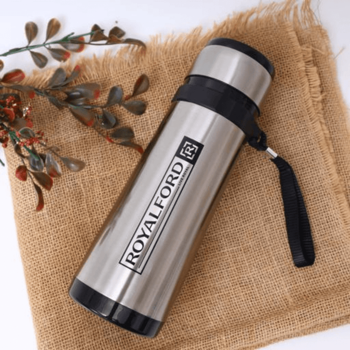 600ml Stainless Steel Vacuum Flask - Portable Hot Water Bottle - Souk Al RasVacuum Flasks and Thermos