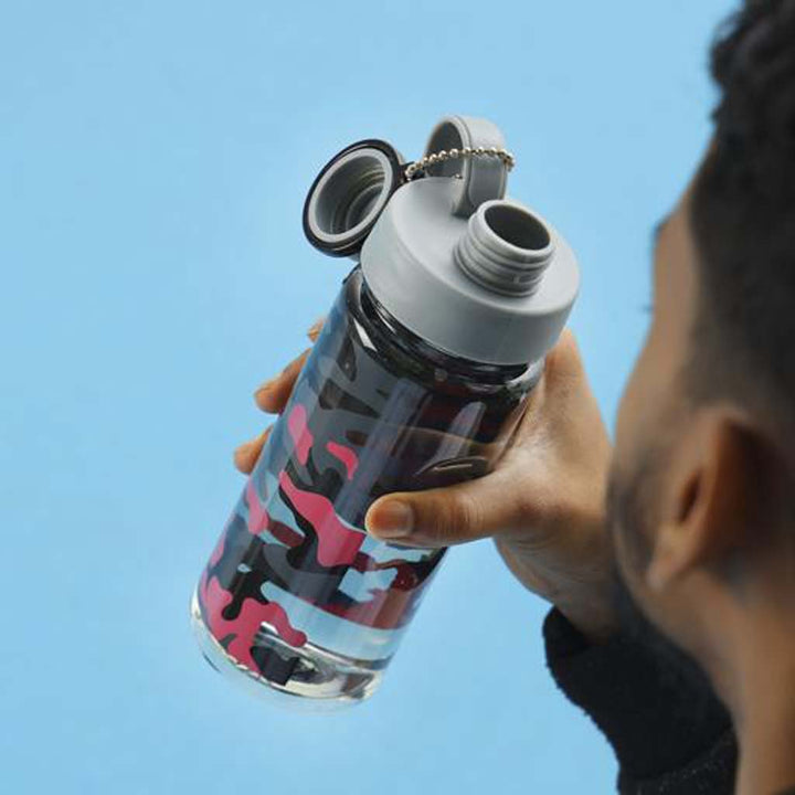 600ml Unbreakable Water Bottle with Food Grade Plastic | Keeps Hot & Cold Drinks | Leak - Proof for Teens, Adults, Sports, Fitness, Gym, Cycling, Outdoors, School, & Office - Souk Al RasWater Bottles