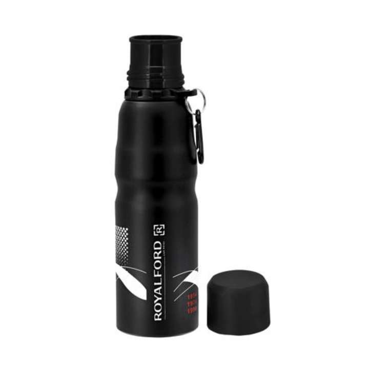 750ml Black Stainless Steel Sports Bottle - Souk Al RasDrinkware