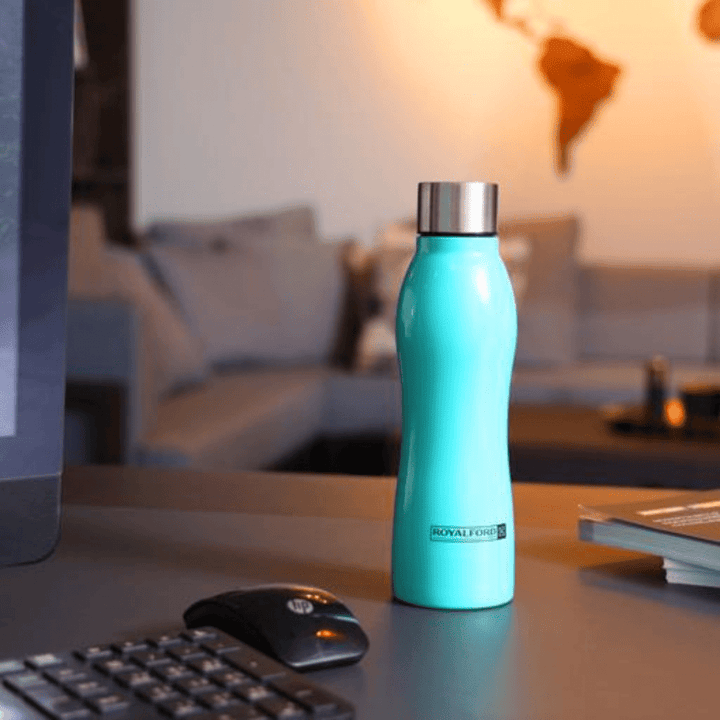 750ml Blue Stainless Steel Sports Bottle - Souk Al RasDrinkware