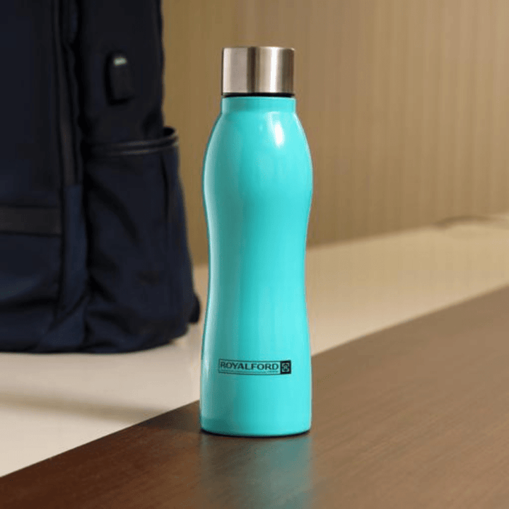 750ml Blue Stainless Steel Sports Bottle - Souk Al RasDrinkware