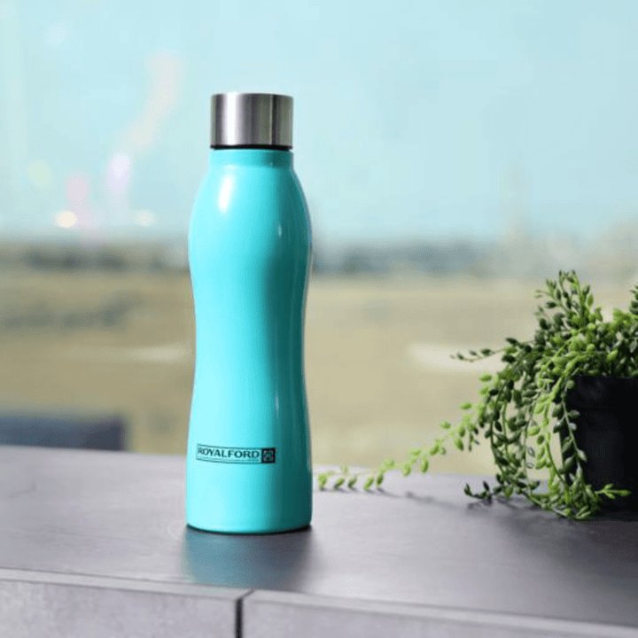 750ml Blue Stainless Steel Sports Bottle - Souk Al RasDrinkware