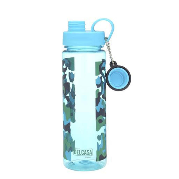 750ml Leak - Proof Water Bottle - Ideal for Travel, Camping, Trekking, Unbreakable, Food - Grade - Souk Al RasWater Bottles