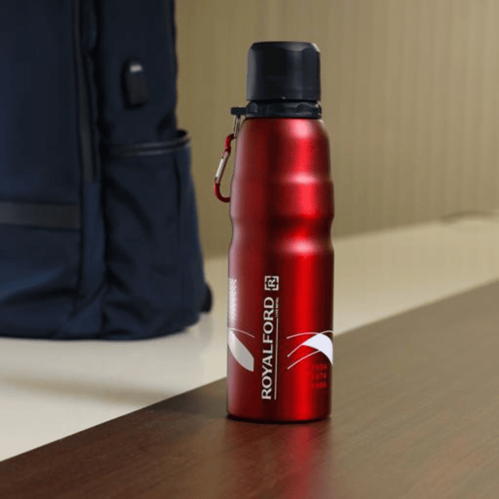 750ml Red Stainless Steel Sports Bottle - Souk Al RasDrinkware