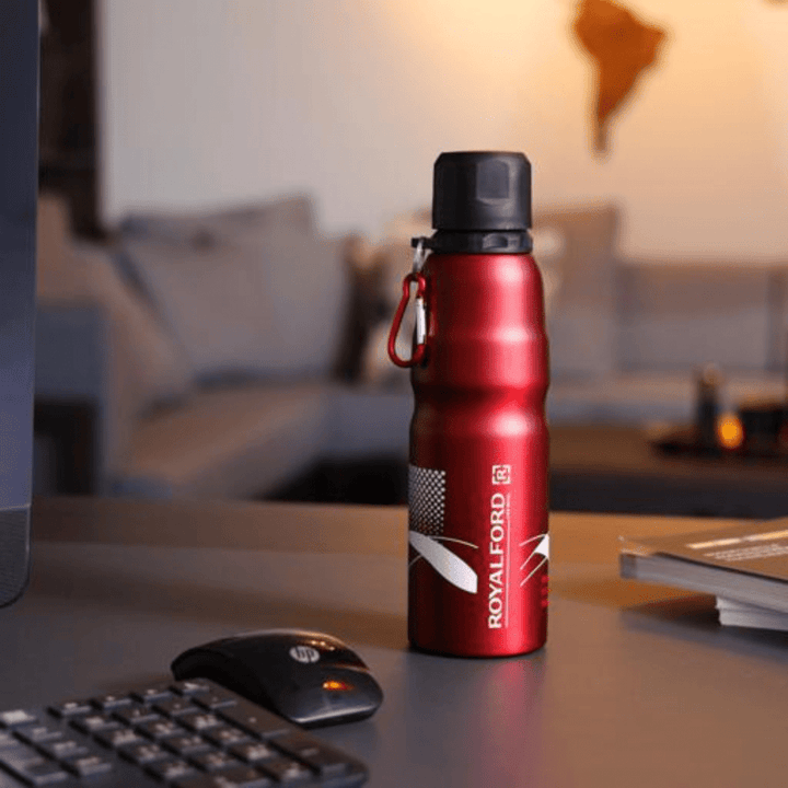 750ml Red Stainless Steel Sports Bottle - Souk Al RasDrinkware