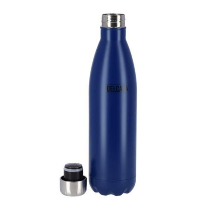 750ml Stainless Steel Water Bottle with Portable Double Wall and Leak - Proof Lid - Made of 100% Food - Grade Material | Perfect for Hot and Cold Drinks - Souk Al RasDrinkware