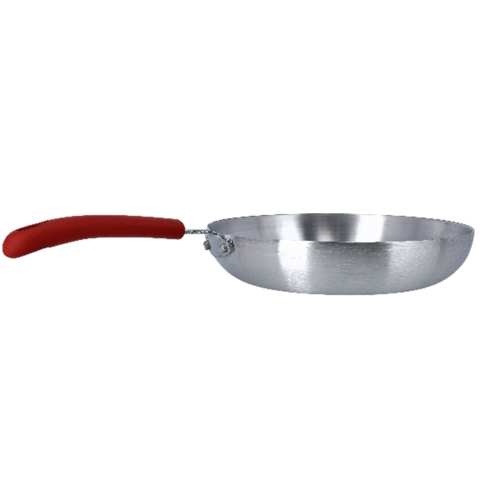 Aluminium Frypan with Bakelite Handle - Silver 24CM 