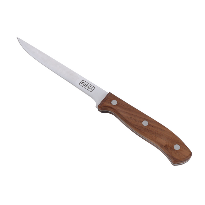 Bonning Knife, Sharpe Stainless Steel Blade, Walnut Wood Handle 6 INCH