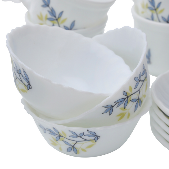 Buy ROYALFORD 44 Pc Opalware Dinner Set with Elegant Floral Design