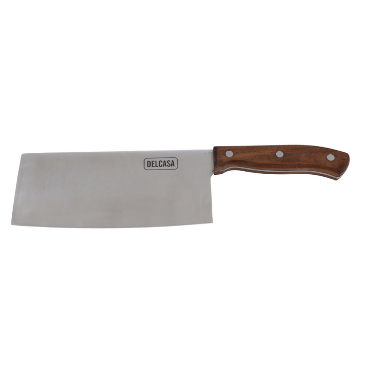 Cleaver Knife, Sharpe Stainless Steel Blade, Walnut Wood Handle 7.5 INCH