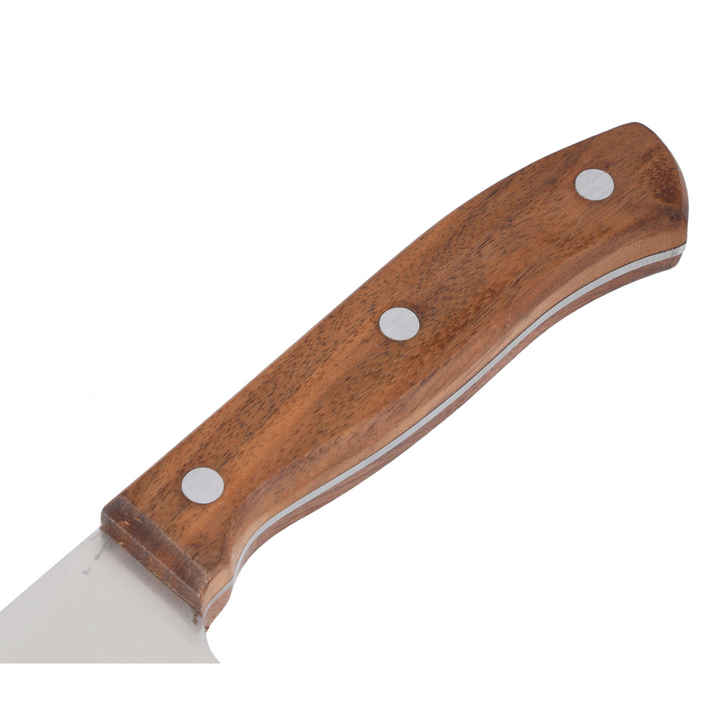 Cleaver Knife, Sharpe Stainless Steel Blade, Walnut Wood Handle 7.5 INCH