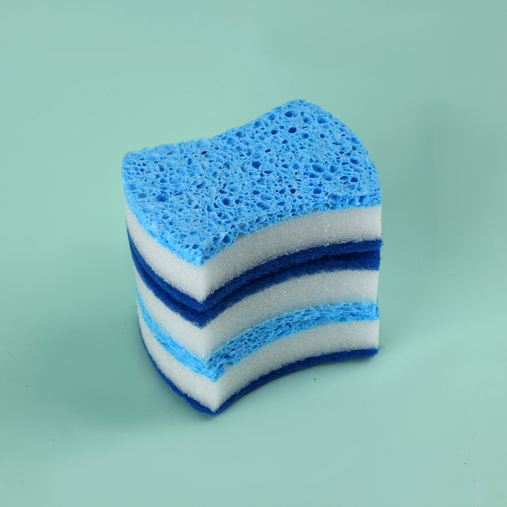 Comfort Cleaning Sponge, for Kitchen and Home Cleaning, 3Pcs