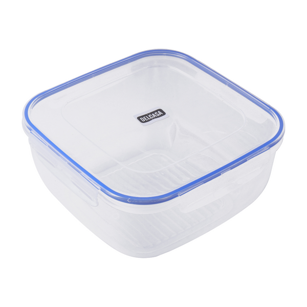 Cook & Lock Square Container, Leak Proof Lid 3750ML