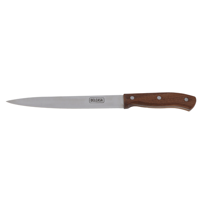 Craving Knife, Sharpe Stainless Steel Blade, Walnut Wood Handle 8 INCH