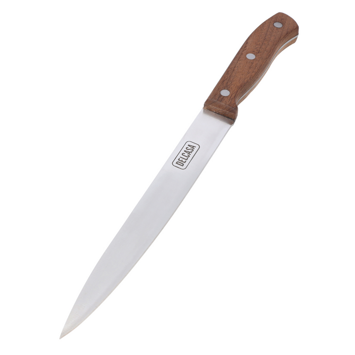 Craving Knife, Sharpe Stainless Steel Blade, Walnut Wood Handle 8 INCH