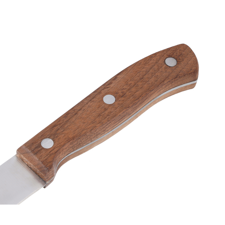 Craving Knife, Sharpe Stainless Steel Blade, Walnut Wood Handle 8 INCH