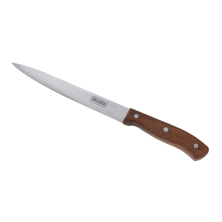 Craving Knife, Sharpe Stainless Steel Blade, Walnut Wood Handle 8 INCH