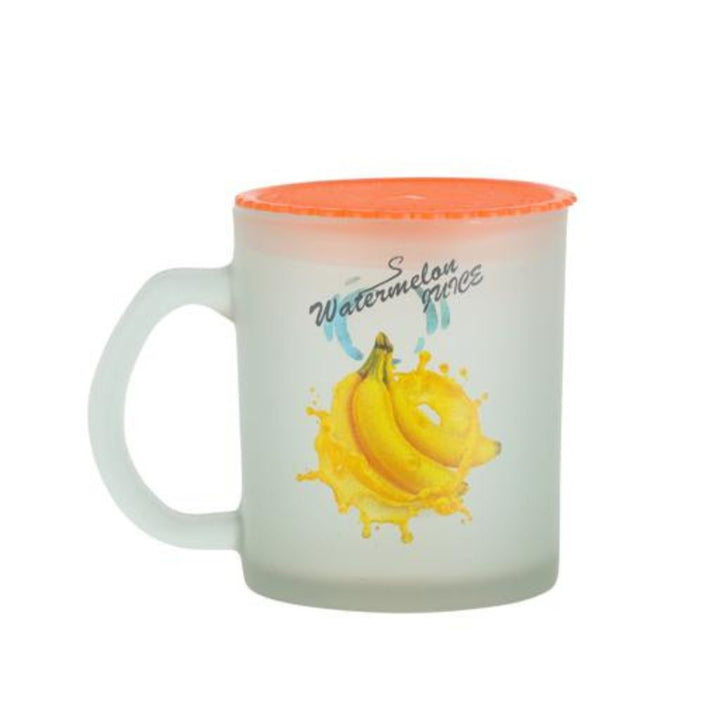 DELCASA 10oz Freezable Beer Stein with Fruit Design and Lid - Keep Your Drinks Frosty in this Frozen Mug Jug