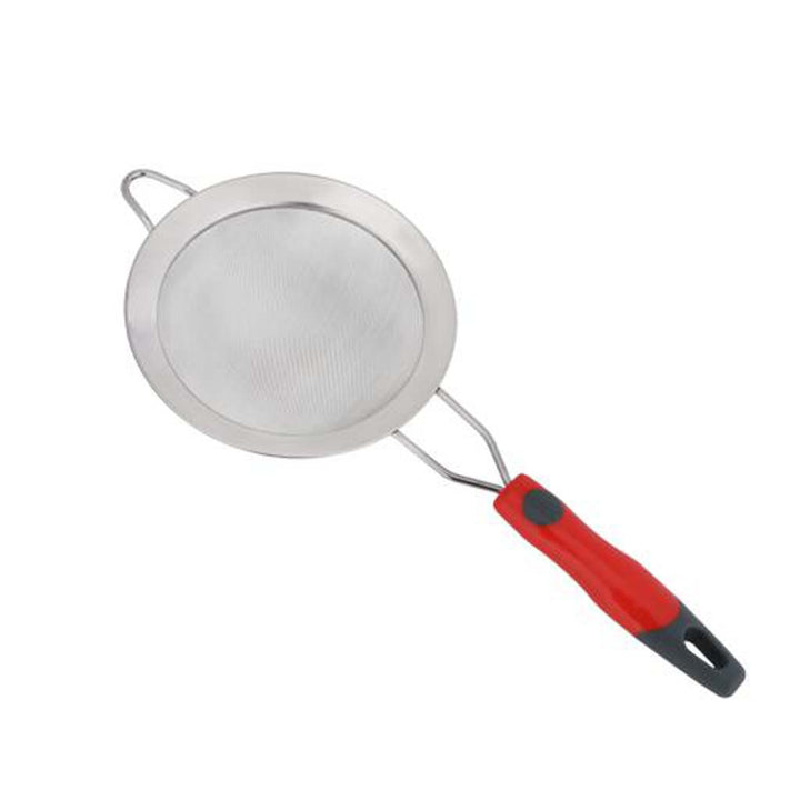 DELCASA 18cm Stainless Steel Tea Strainer with PP Handle