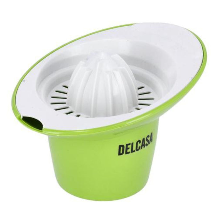 DELCASA 2-in-1 Orange Juicer, Manual Citrus Squeezer and Lime Press with Strainer